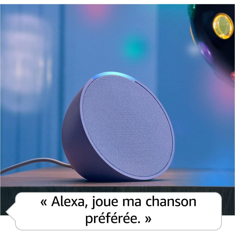 Amazon Echo Pop Enceinte intelligente - Blanc glacier