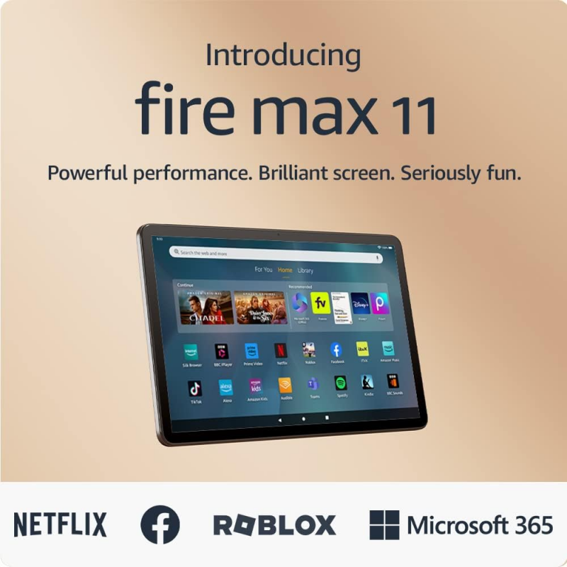 Tablette Amazon Fire Max 11 (4 + 64 Go) - Gris