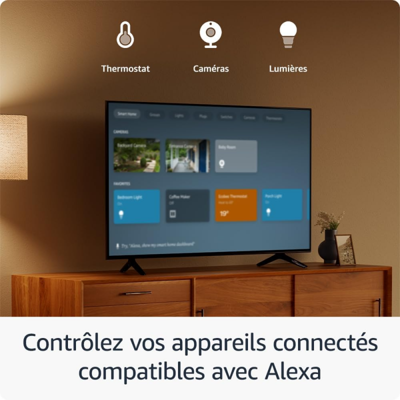 Amazon Fire TV Stick HD (2024 avec télécommande vocale Alexa)