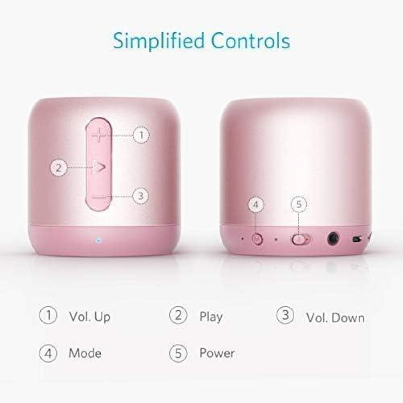 SoundCore mini Enceinte Portable - Or rose