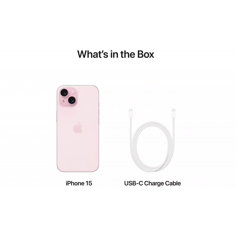 Apple iPhone 15 (128Go) - Rose