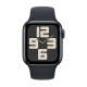 Apple Watch SE 2023 2ᵉ génération (GPS, 44mm) - boîtier Aluminium Minuit avec M/L Bracelet Sport Minuit