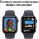 Apple Watch SE 2024 2ème génération (GPS, 40mm) - Boîtier en aluminium minuit avec bracelet sport minuit M/L