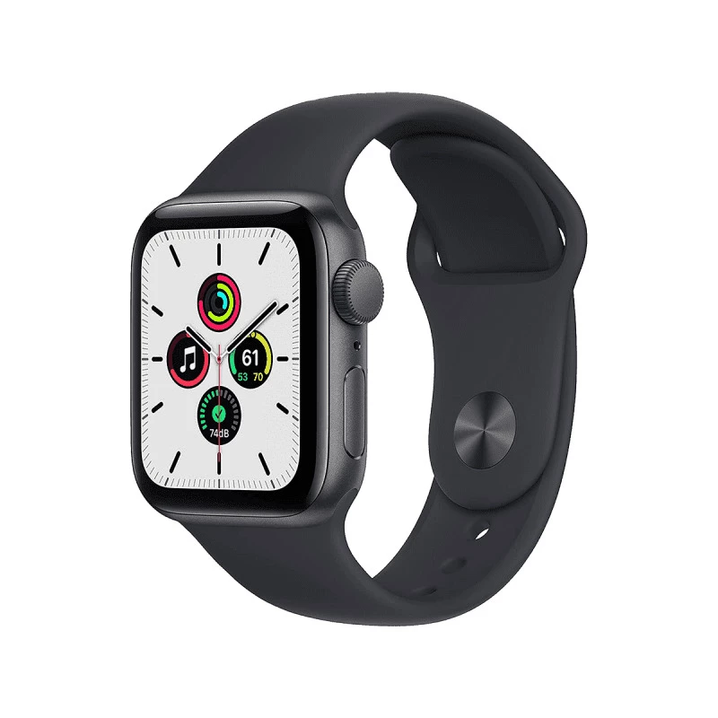 Apple Watch SE (GPS, 40mm) - Space Grey Aluminium with Sports Band - Minuit