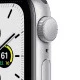 Apple Watch SE (GPS, 40mm) - boitier aluminium argent avec bracelet sport -  bleu abysse