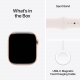 Apple Watch Series 10 (GPS, 46 mm) - Boîtier en aluminium or rose avec bracelet M/L Light Blush