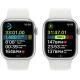 Apple Watch Series 8 (GPS, 41mm) -Argent Aluminium Case avec S/M Bracelet Sport Blanc