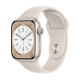 Apple Watch Series 8 (GPS, 45mm) - boîtier Aluminium (PRODUCT) lumière stellaire avec M/L Bracelet Sport lumière stellaire