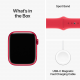 Apple Watch Series 9 (GPS, 45mm) - Boîtier en Aluminium Rouge avec S/M Bracelet Sport Rouge