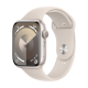 Apple Watch Series 9 (GPS, 45mm) - Boîtier en Aluminium Lumière Stellaire avec S/M Bracelet Sport Lumière Stellaire