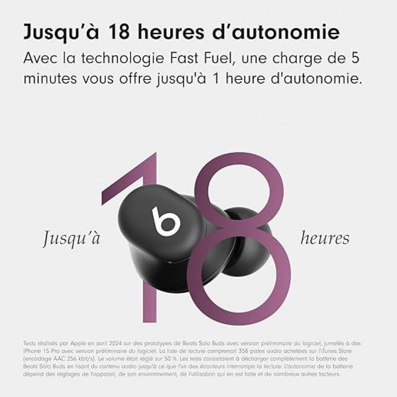 Beats Solo Buds (Écouteurs Bluetooth sans Fil) - Noir Mat