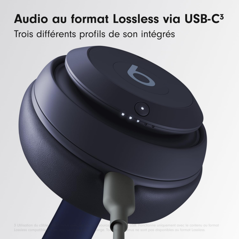 Beats Studio Pro - Casque sans Fil avec Bluetooth et Réduction du Bruit - Bleu