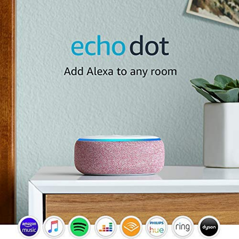 Amazon Echo Dot (3rd Gen) - Smart speaker with Alexa - Sandstone Fabric