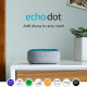 Amazon Echo Dot (3rd Gen) - Smart speaker with Alexa - Sandstone Fabric