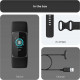 Fitbit Charge 5 Bracelet d’activité - Noir/acier inoxydable graphite