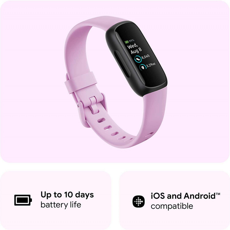 Fitbit Bracelet d’activité Sport et santé Inspire 3 - Violet