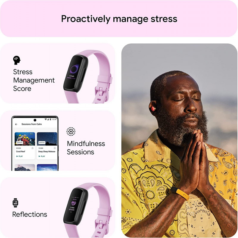 Fitbit Bracelet d’activité Sport et santé Inspire 3 - Violet