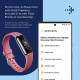 Fitbit Luxe, Bracelet d'activité pour le sport et le bien-être - Orchidée/acier inoxydable platine