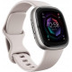 Montre connectée sport et santé Fitbit Sense 2  - Blanc lunaire/aluminium platine