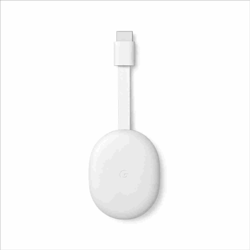 Google Chromecast avec Google TV 4K et commandes vocales - Neige