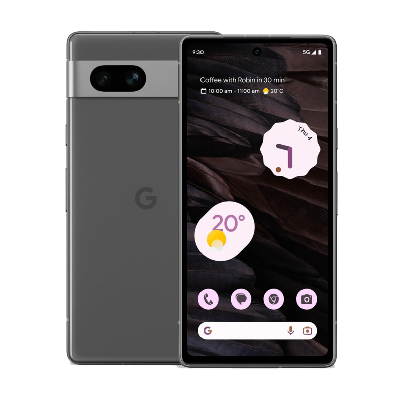 Google Pixel 7a 5G Smartphone (Double SIM, 8+128Go) - Noir Charbon