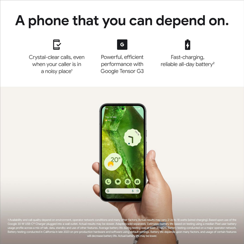 Google Pixel 8a 5G Smartphone (8+128GB) - Aloe