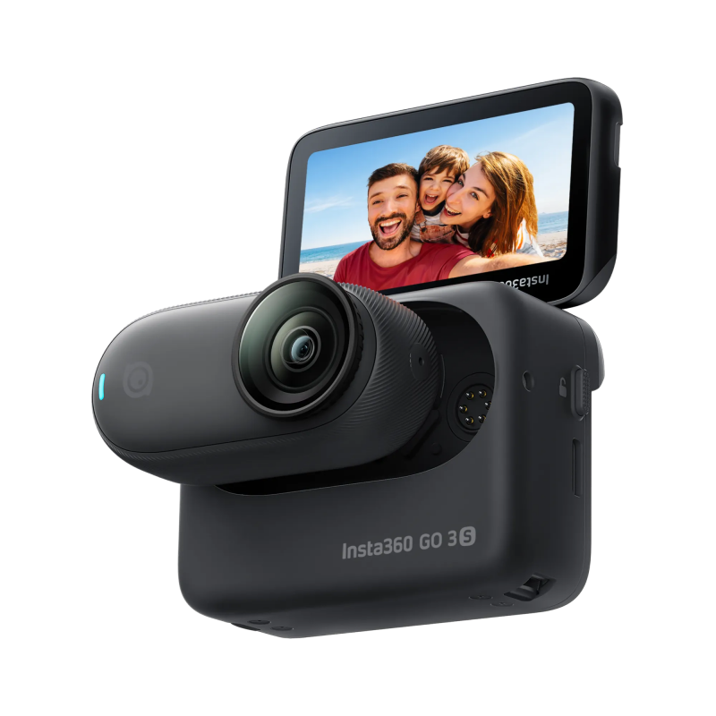 Insta360 GO 3S (64Go) Petite caméra d'action légère - Noir minuit