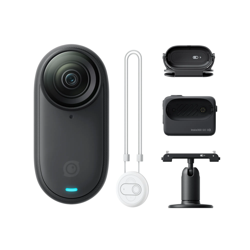 Insta360 GO 3S (64Go) Petite caméra d'action légère - Noir minuit