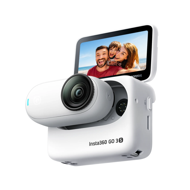 Insta360 GO 3S (64Go) Petite caméra d'action légère -  Blanc arctique