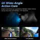 Insta360 X4 - Caméra d'action 360° 8K étanche, vidéo grand angle 4K