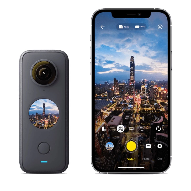 Insta360 ONE X2-360 Degree Waterproof Action Camera