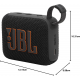 JBL GO 4 Enceinte Bluetooth Ultra-Portable - Noir