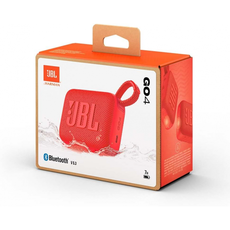 JBL GO 4 Enceinte Bluetooth Ultra-Portable - Rouge