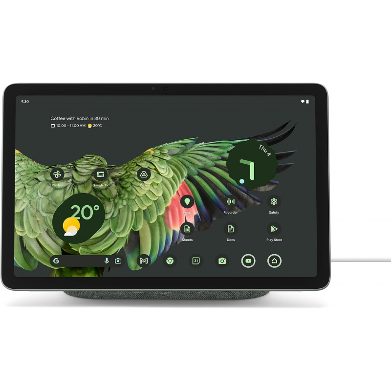 Google Pixel Tablet avec station de recharge avec haut-parleur (WiFi, 8+128Go) - Vert Sauge