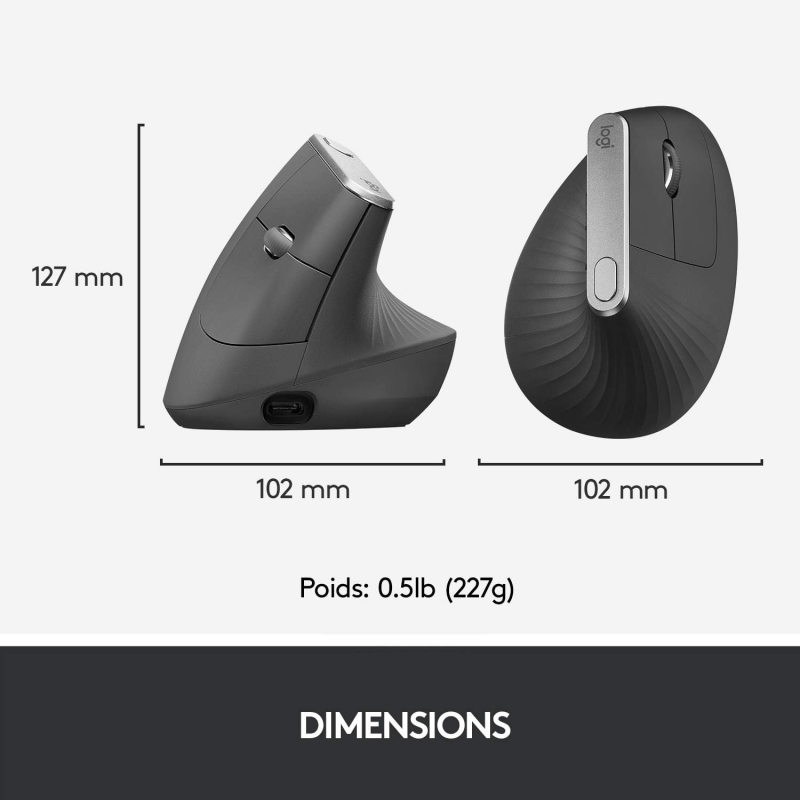 Souris ergonomique Logitech MX Vertical