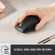 Souris sans fil Logitech MX Anywhere 3S - Graphite