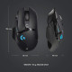 Logitech G502 LIGHTSPEED Souris sans Fil - Noir