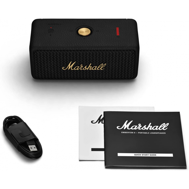 Marshall Emberton II Portable Bluetooth Speaker - Noir