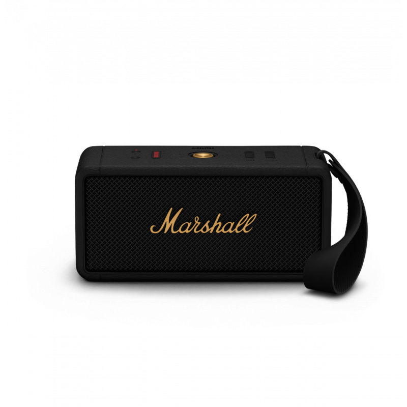 Marshall Middleton Haut-Parleur Bluetooth Portable sans Fil - Noir et Laiton