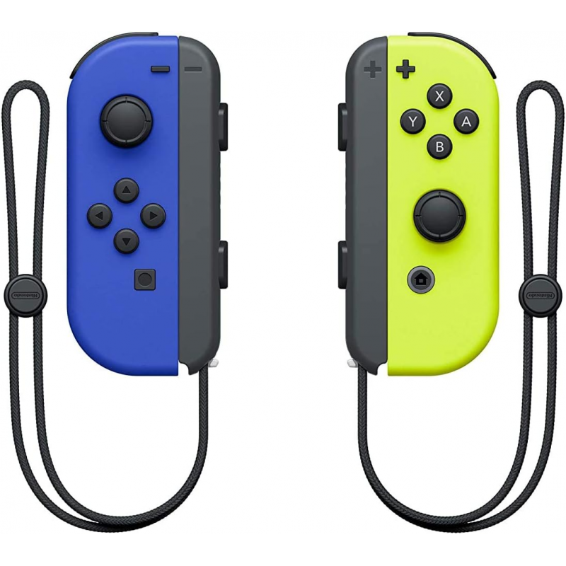 Paire de Manettes Joy-con Nintendo Switch - Bleue Néon / Jaune Néon