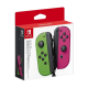 Nintendo Switch Joy-Con (Left & Right, Wireless)  -Vert Néon et Rose Néon