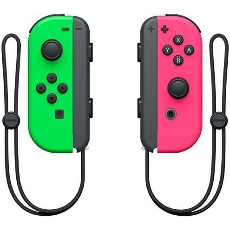 Nintendo Switch Joy-Con (Left & Right, Wireless)  -Vert Néon et Rose Néon