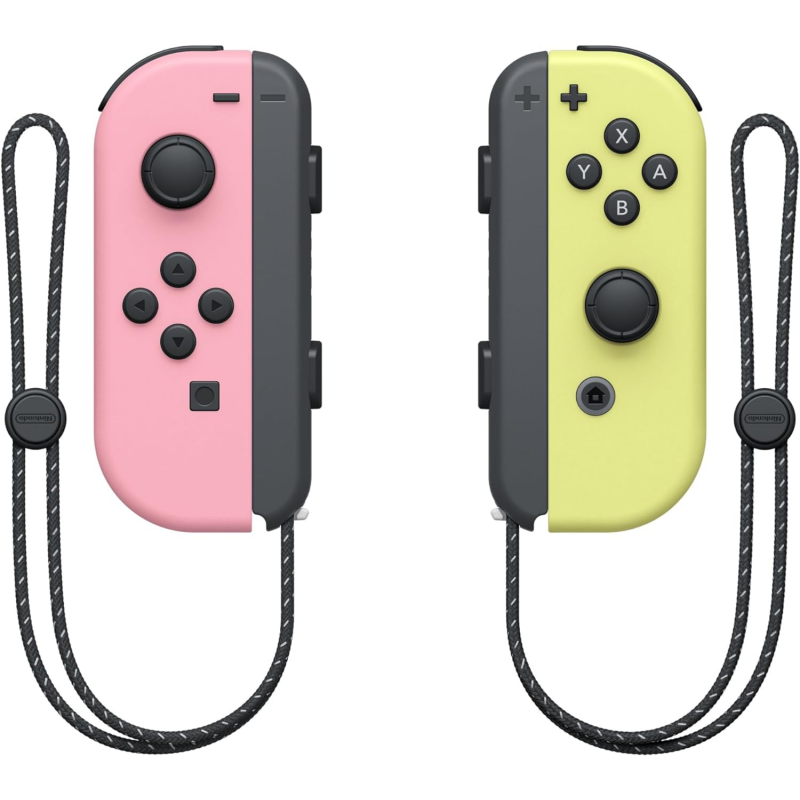 Paire de Manettes Joy-con Nintendo Switch - Rose pastel / Jaune pastel