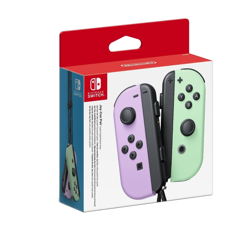 Paire de manettes Joy-con Nintendo Switch - Violet pastel / Vert pastel