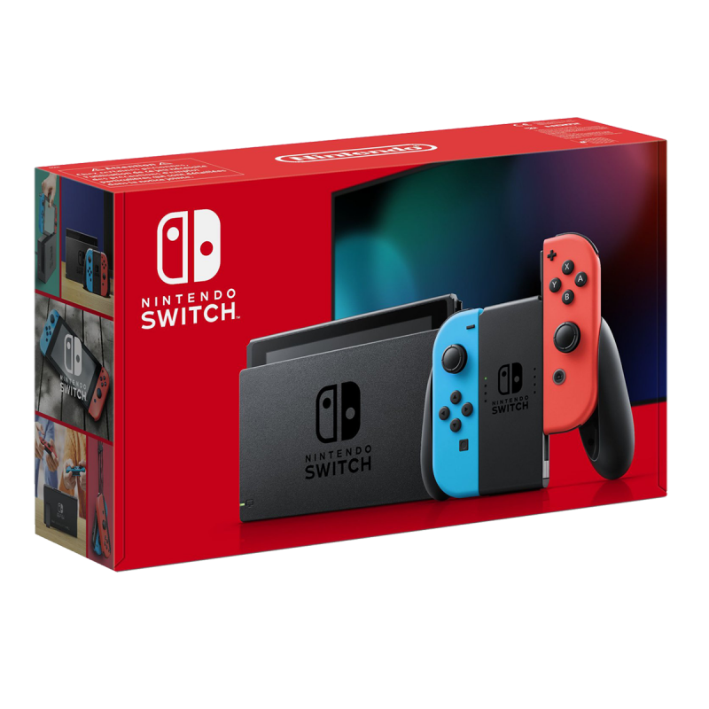 Nintendo Switch Console -  rouge néon /bleue néon (Dernier modèle)