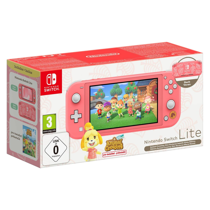 Nintendo Console Nintendo Switch Lite Edition Animal Crossing : New Horizons (Marie Hawaï)