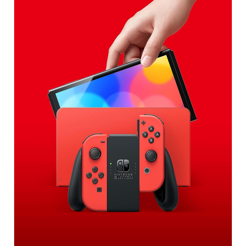 Console Nintendo Switch modèle OLED - Edition Mario Rouge