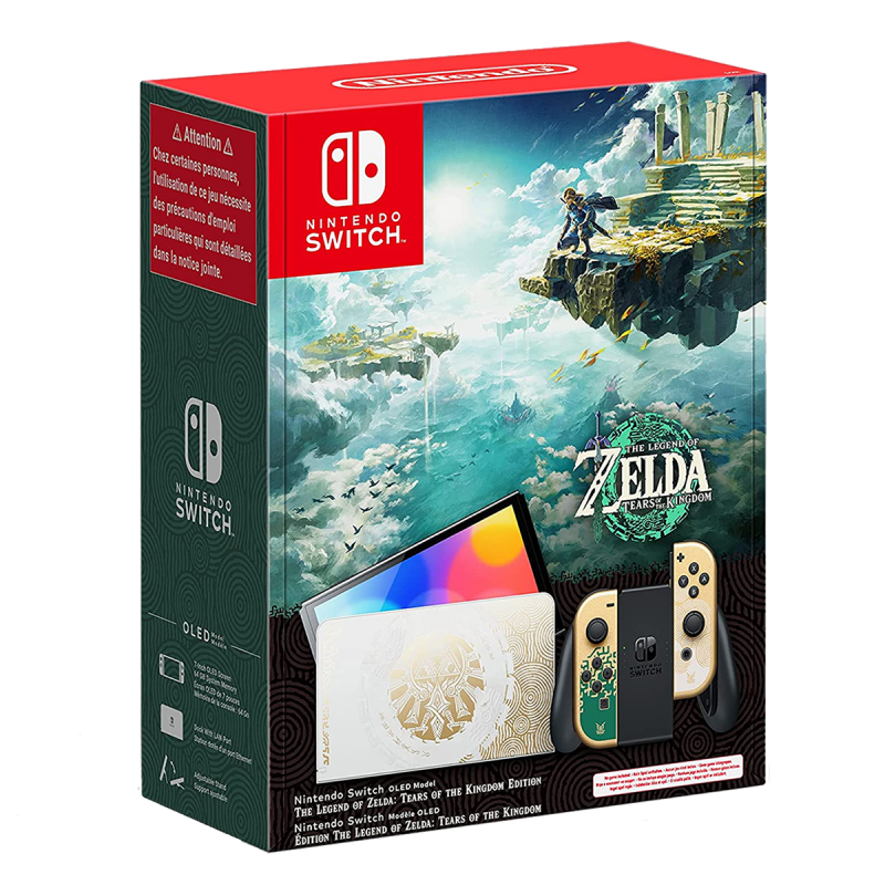 Console Nintendo Switch Modèle OLED Edition The Legend of Zelda : Tears of the Kingdom