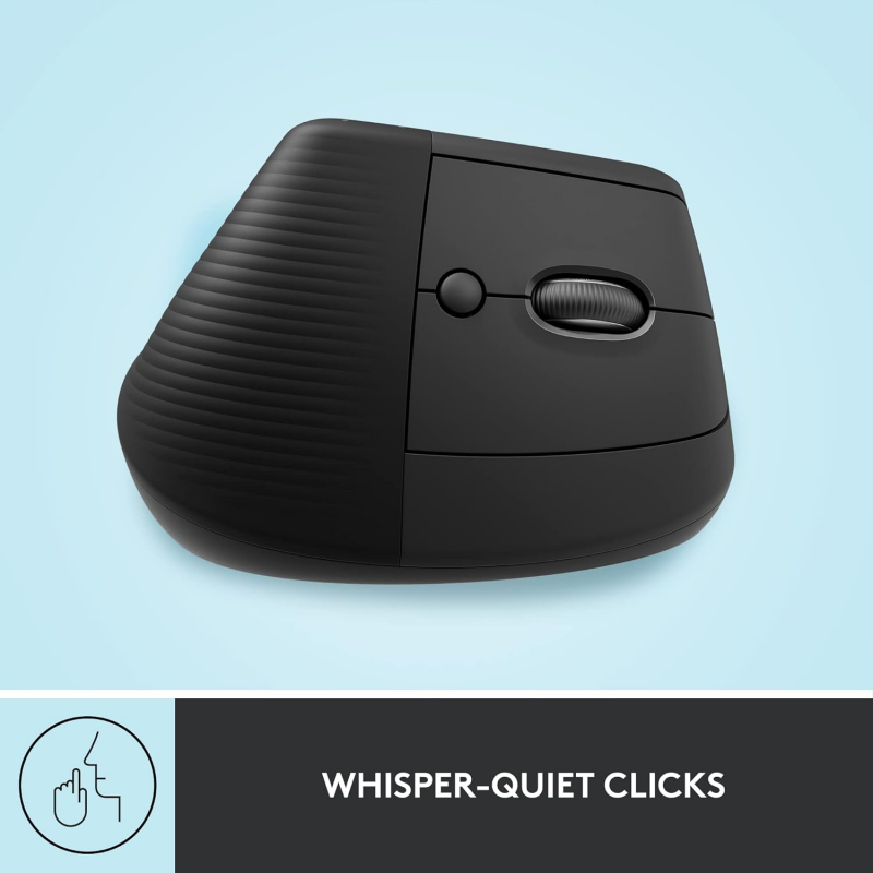 Logitech Lift Souris Ergonomique Verticale, Sans Fil - Noir