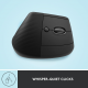 Logitech Lift Souris Ergonomique Verticale, Sans Fil - Noir